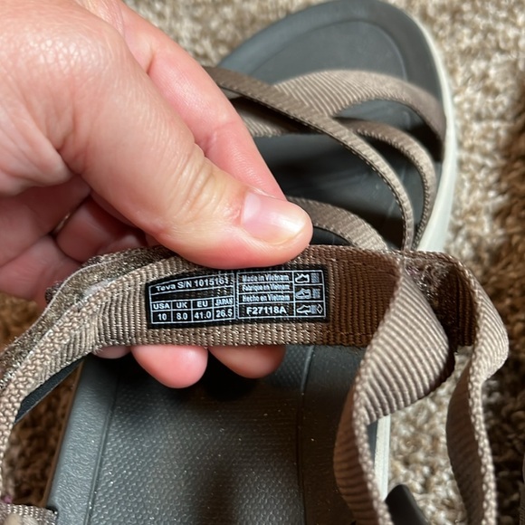 Teva Women's Open Toe Sanborn Hiking Outdoor Sandals Size 10 - Picture 5 of 6